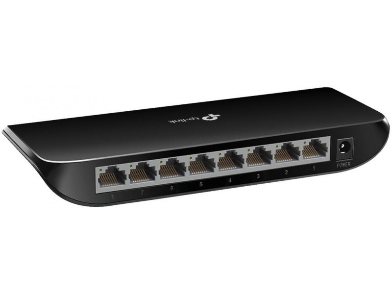 Switch 8 Porte Rj45 LAN TP-LINK TL-SG1008D Cavo di Rete Gigabit