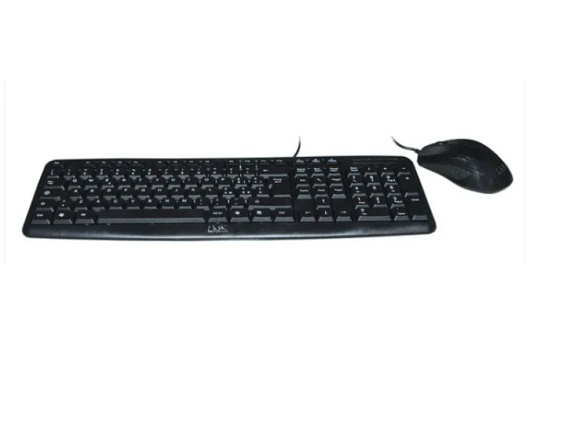 Tastiera e Mouse Wired LINK LKTAST08 Nero