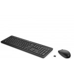 Tastiera e Mouse Wireless HP230 Nero