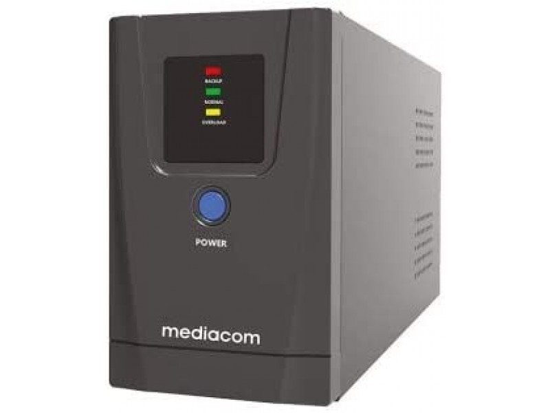 UPS 800VA Mediacom M-UPS801B Black