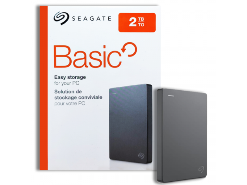 Hard Disk Esterno Seagate Basic 2,5'' Autoalimentato STJL2000400 2Tb USB 3.0