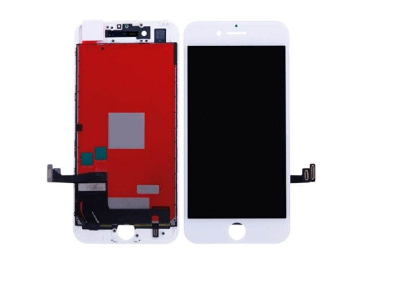 DISPLAY COMPATIBILE APPLE LCD IPHONE 7 BIANCO - BASIC