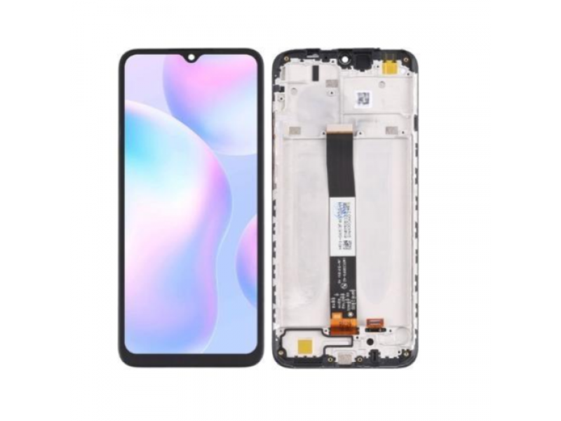 DISPLAY COMPATIBILE LCD XIAOMI REDMI 9A - 9C - 10A NERO CON FRAME