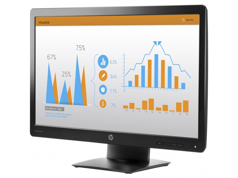 Monitor HP ProDisplay P232 LCD 23" Pollici LED (Ricondizionato) 