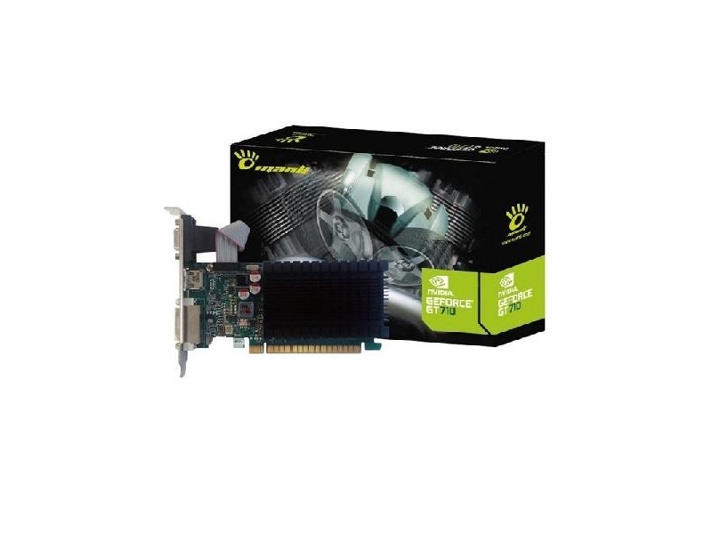 Scheda Video MANLI N308GT7100F2620 2GB DDR3 VGA/DVI/HDMI nVidia GeForce GT710 LP