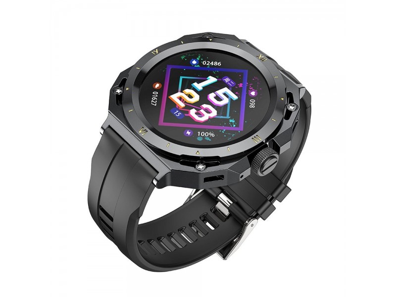 Smartwatch HOCO Y14 Smart Sport con funzione chiamata e 2 Metalcase Nero e Silver