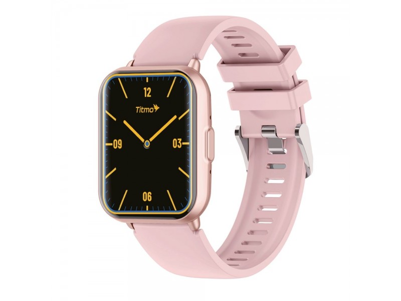 Smartwatch TITMO E-100 con funzione chiamata Pink