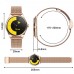 Smartwatch TITMO O-170 con funzione chiamata Cinturino a maglia in acciaio inossidabile Gold