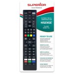 Telecomando Universale SUPERIOR per TV/Smart Hisense SUPTRB028 Nero