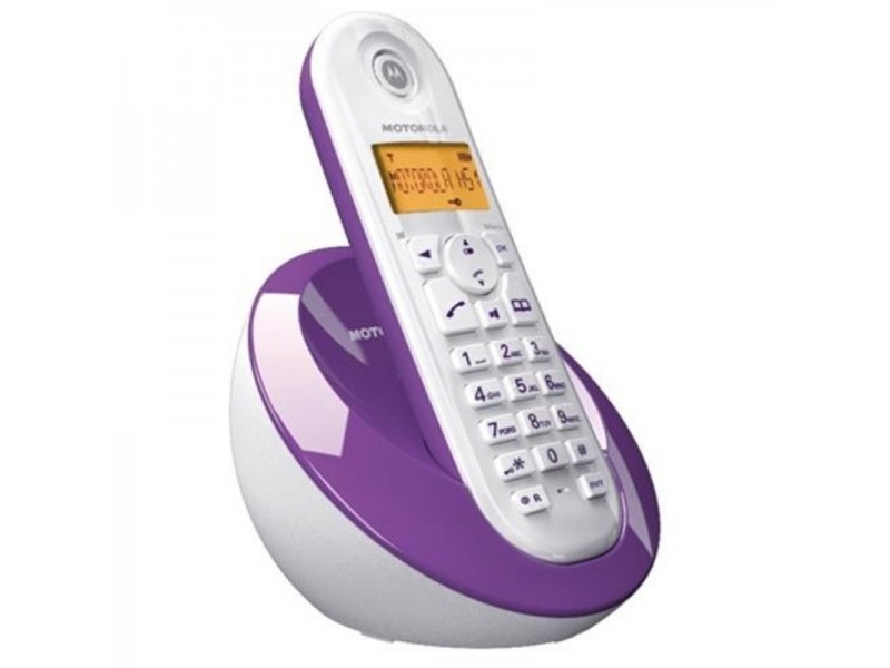 Telefono Cordless Motorola C601 Vivavoce Viola